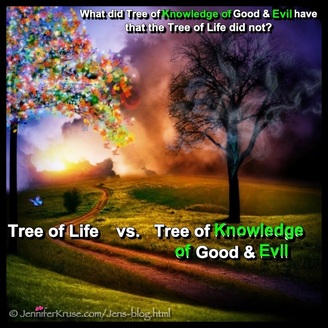 Tree of Knowledge vs Tree of Life. Questions & Insights for 
