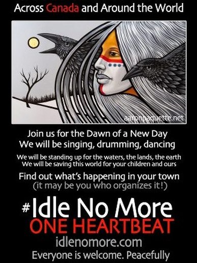 Idle No More Movement: Ongoing GLOBAL NEWS They've Neglected to Report! Indigenous People of North America, Natives have been protesting as they called out for help & even though it was not reported by major news networks, the World has been Globally Answering their Call. by: Jennifer Kruse, LMT CRMT - JenniferKruse.com