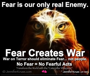 Fear is our only Enemy. War on Terror should eliminate FEAR, not people. - What is Expected in this 